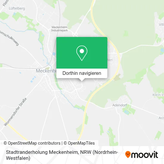 Stadtranderholung Meckenheim Karte