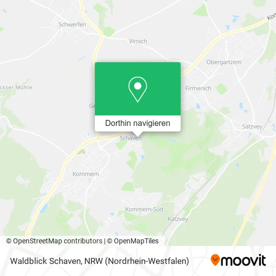 Waldblick Schaven Karte