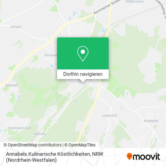 Annabels Kulinarische Köstlichkeiten Karte