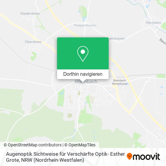 Augenoptik Sichtweise für Verschärfte Optik- Esther Grote Karte