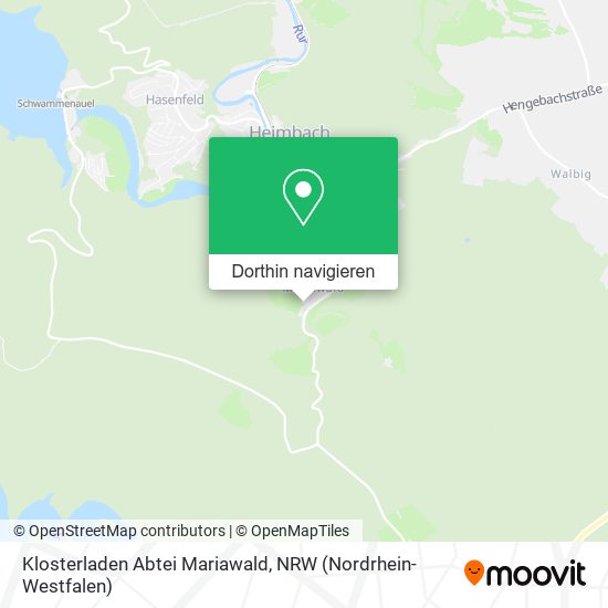Klosterladen Abtei Mariawald Karte