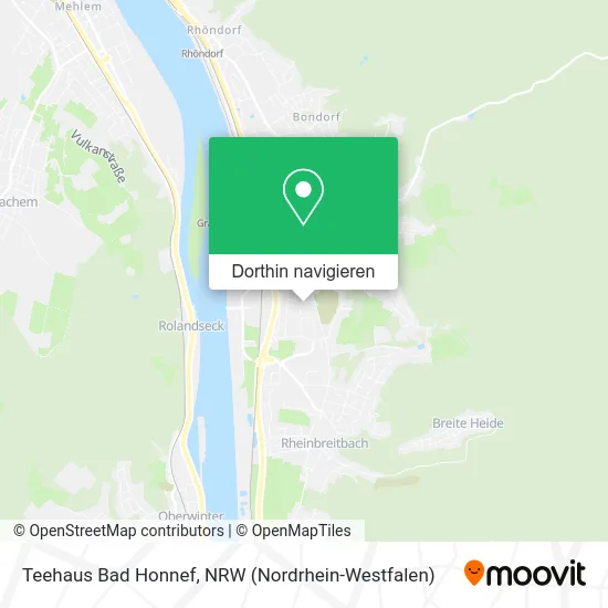 Teehaus Bad Honnef Karte