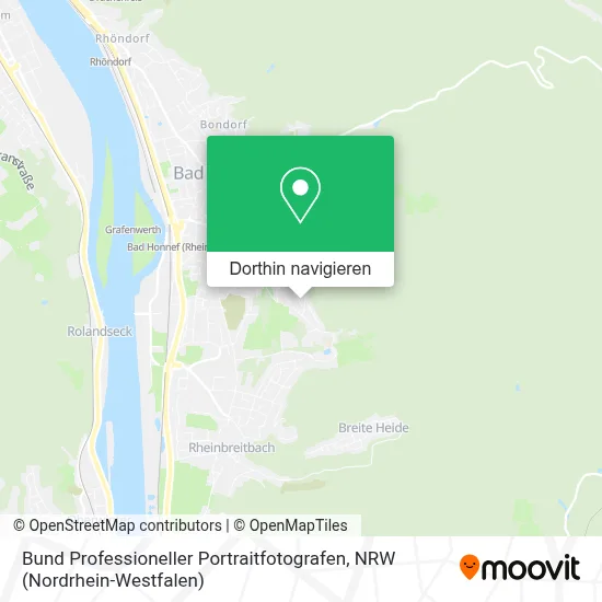 Bund Professioneller Portraitfotografen Karte