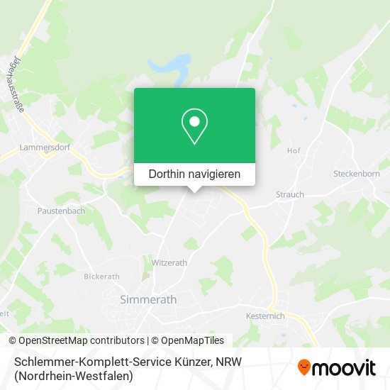 Schlemmer-Komplett-Service Künzer Karte
