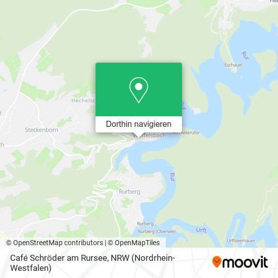 Café Schröder am Rursee Karte