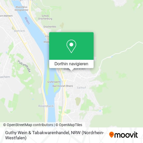 Guthy Wein & Tabakwarenhandel Karte