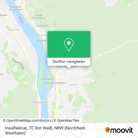 Inselheimat, TC Rot-Weiß Karte