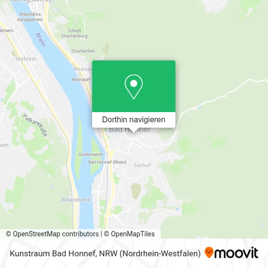 Kunstraum Bad Honnef Karte