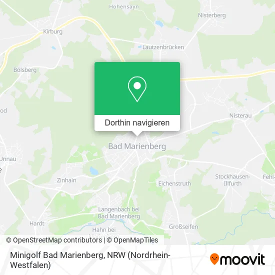 Minigolf Bad Marienberg Karte