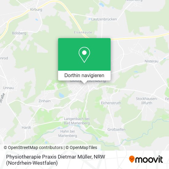 Physiotherapie Praxis Dietmar Müller Karte