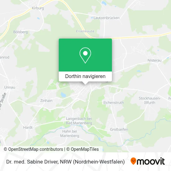 Dr. med. Sabine Driver Karte