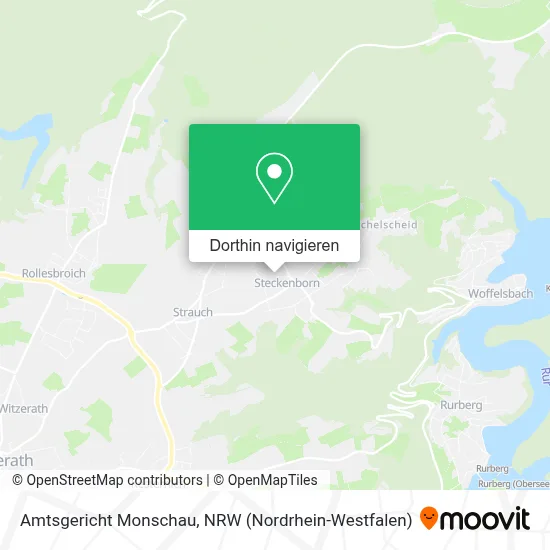 Amtsgericht Monschau Karte