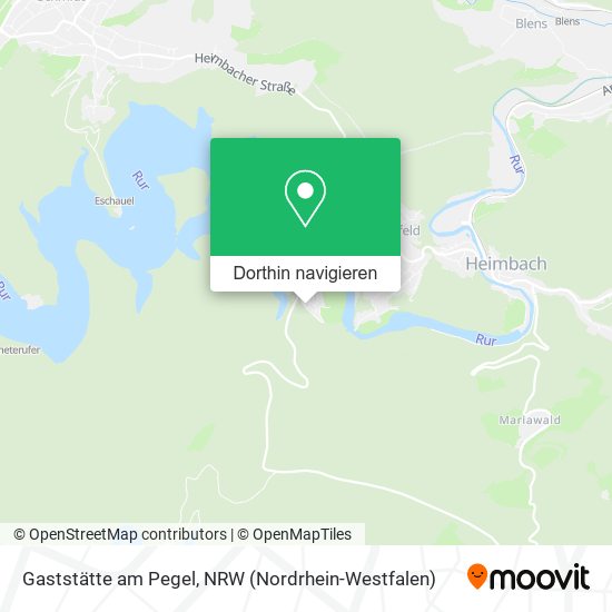 Gaststätte am Pegel Karte