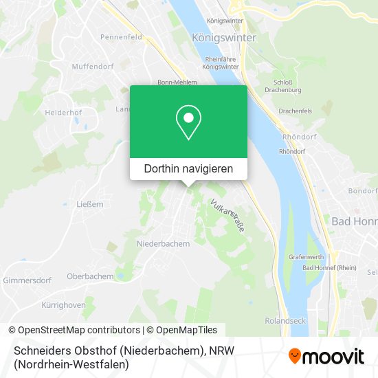 Schneiders Obsthof (Niederbachem) Karte