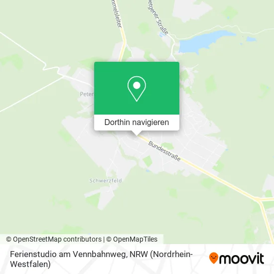 Ferienstudio am Vennbahnweg Karte