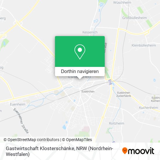 Gastwirtschaft Klosterschänke Karte