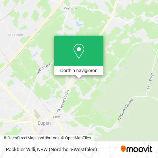 Packbier Willi Karte