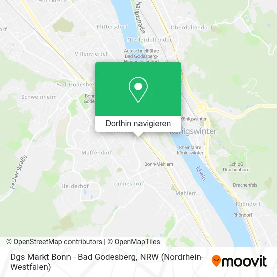 Dgs Markt Bonn - Bad Godesberg Karte