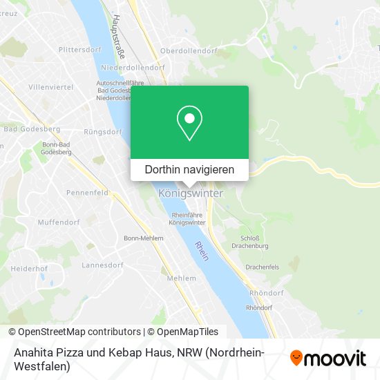 Anahita Pizza und Kebap Haus Karte