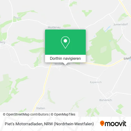 Piet's Motorradladen Karte