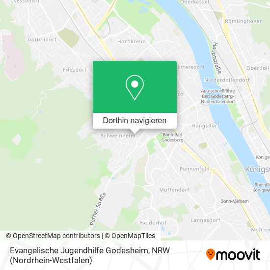 Evangelische Jugendhilfe Godesheim Karte