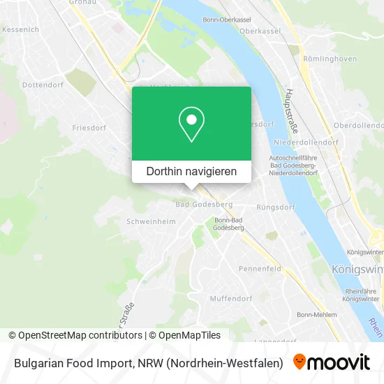 Bulgarian Food Import Karte