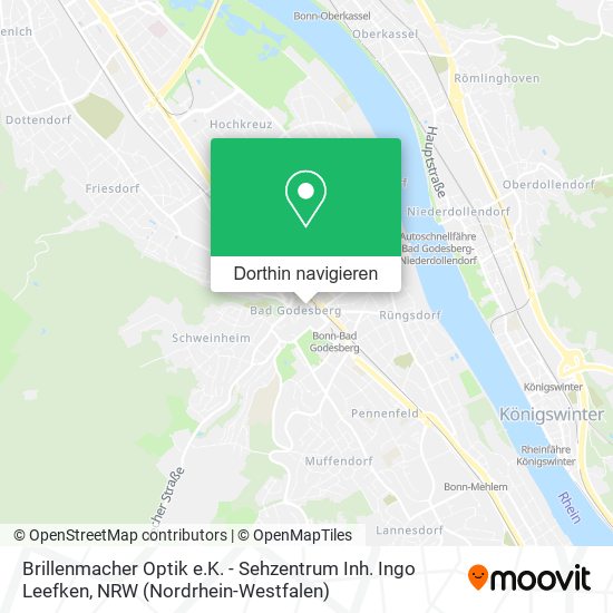 Brillenmacher Optik e.K. - Sehzentrum Inh. Ingo Leefken Karte