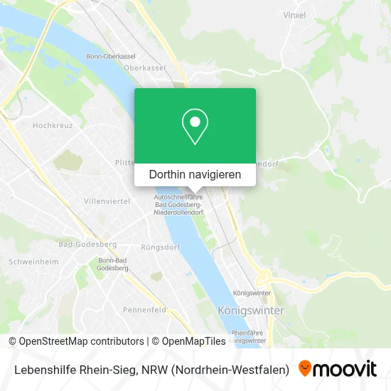 Lebenshilfe Rhein-Sieg Karte