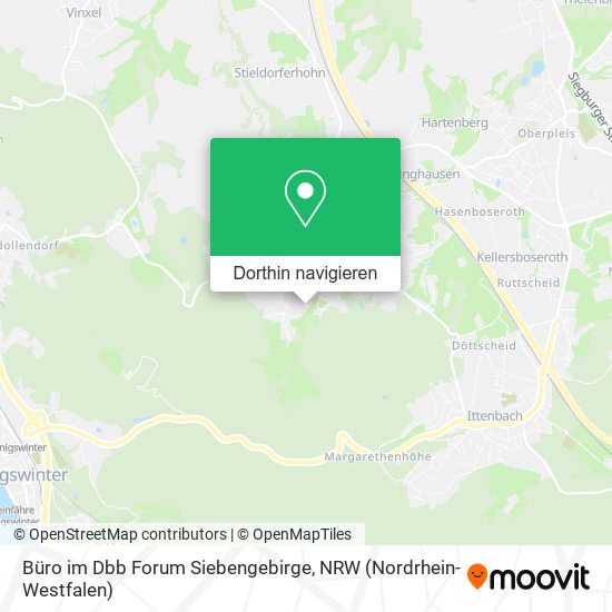 Büro im Dbb Forum Siebengebirge Karte