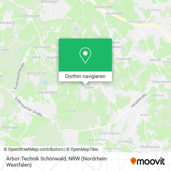 Arbor-Technik Schönwald Karte
