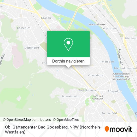 Obi Gartencenter Bad Godesberg Karte