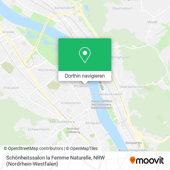Schönheitssalon la Femme Naturelle Karte