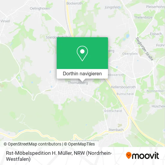 Rst-Möbelspedition H. Müller Karte