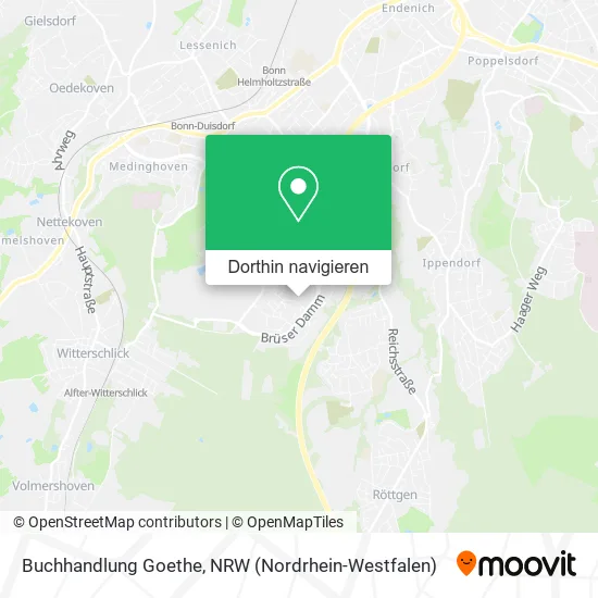 Buchhandlung Goethe Karte