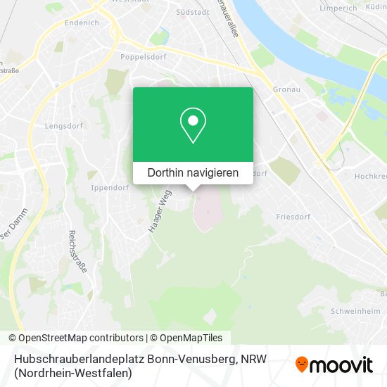 Hubschrauberlandeplatz Bonn-Venusberg Karte