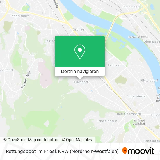 Rettungsboot im Friesi Karte