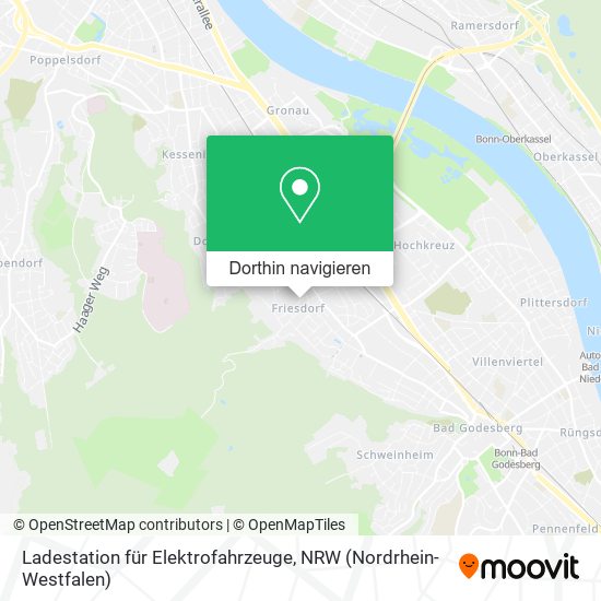 Ladestation für Elektrofahrzeuge Karte