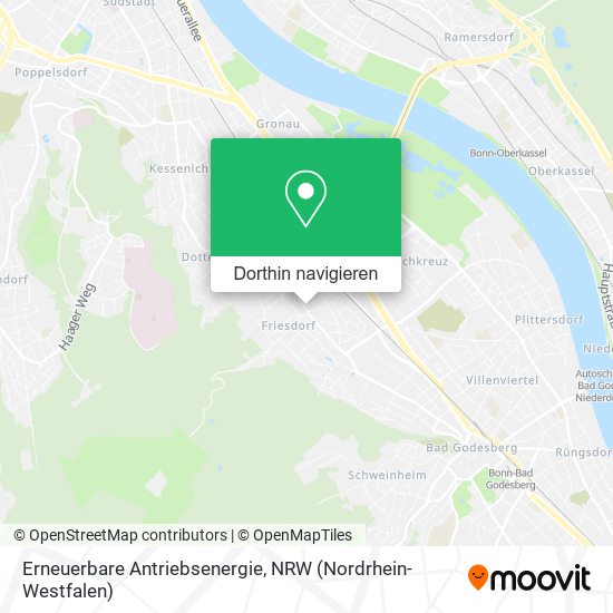 Erneuerbare Antriebsenergie Karte