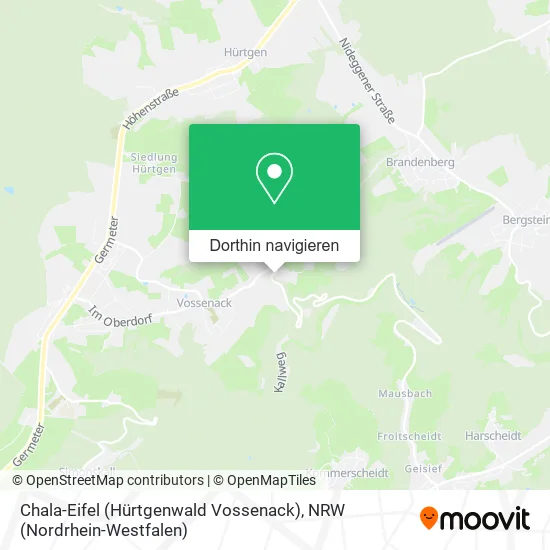 Chala-Eifel (Hürtgenwald Vossenack) Karte