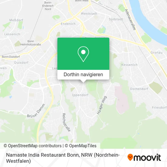 Namaste India Restaurant Bonn Karte