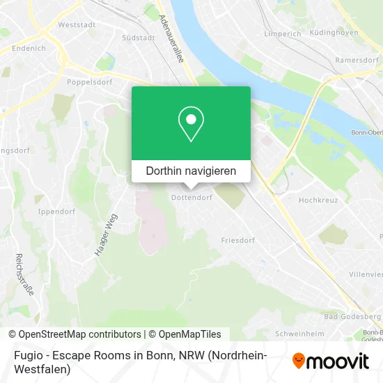 Fugio - Escape Rooms in Bonn Karte
