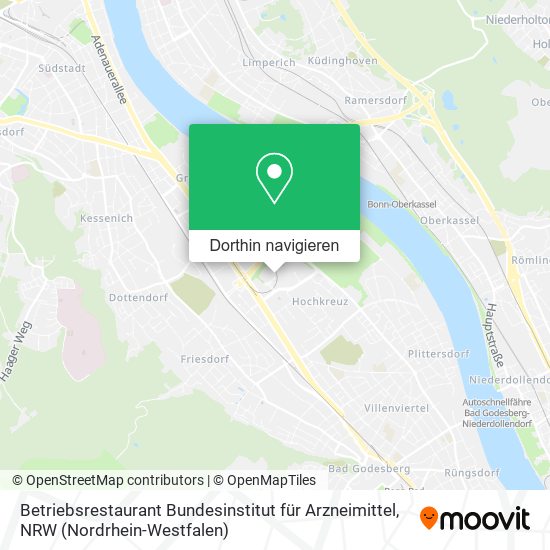 Betriebsrestaurant Bundesinstitut für Arzneimittel Karte