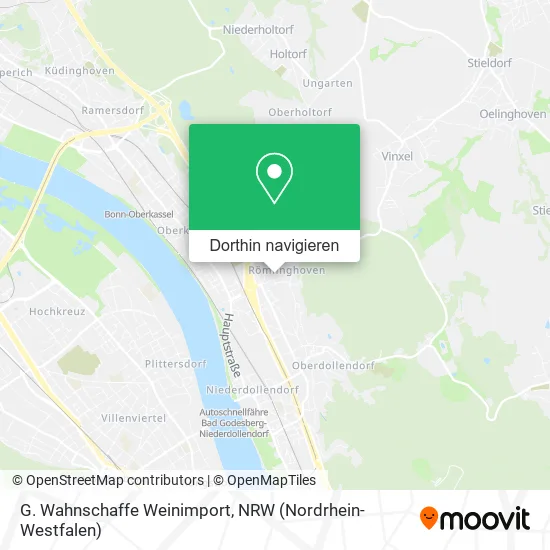 G. Wahnschaffe Weinimport Karte