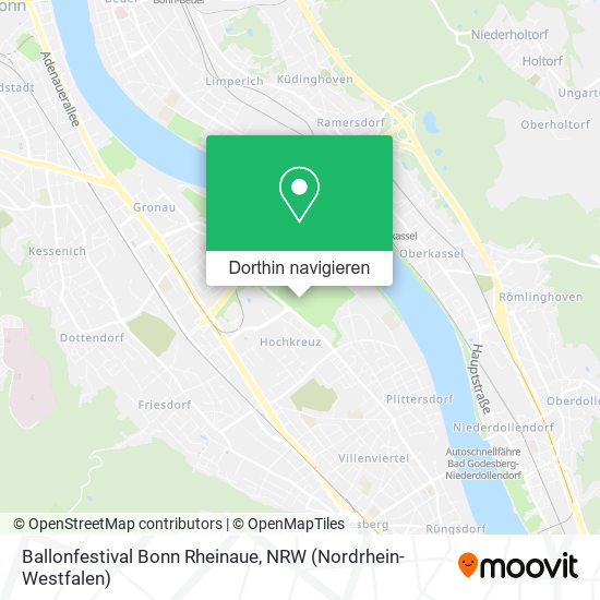 Ballonfestival Bonn Rheinaue Karte