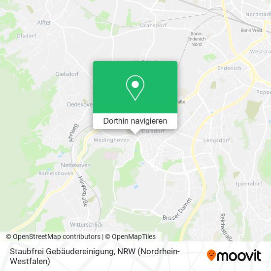 Staubfrei Gebäudereinigung Karte