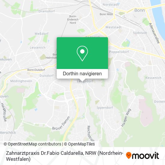 Zahnarztpraxis Dr.Fabio Caldarella Karte