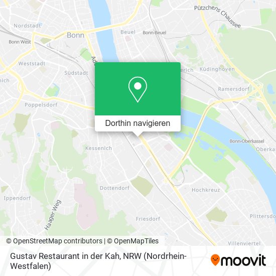 Gustav Restaurant in der Kah Karte