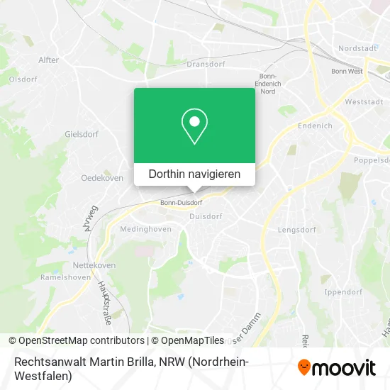 Rechtsanwalt Martin Brilla Karte