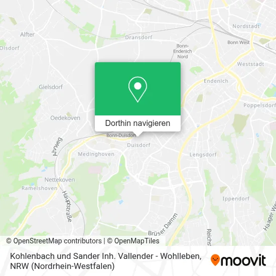 Kohlenbach und Sander Inh. Vallender - Wohlleben Karte