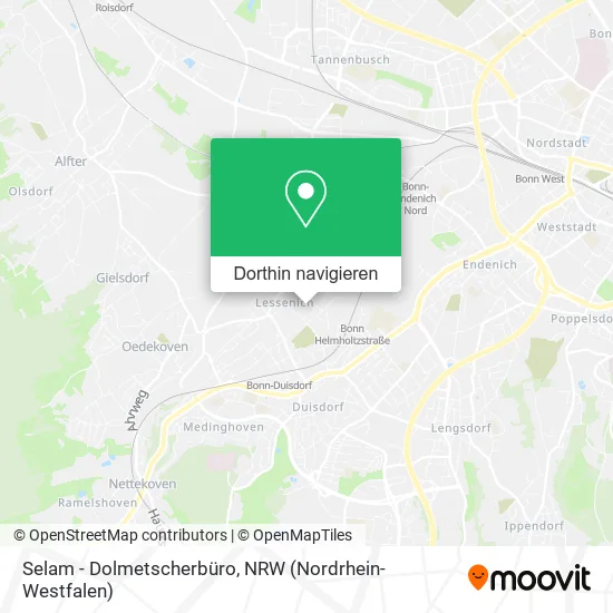 Selam - Dolmetscherbüro Karte